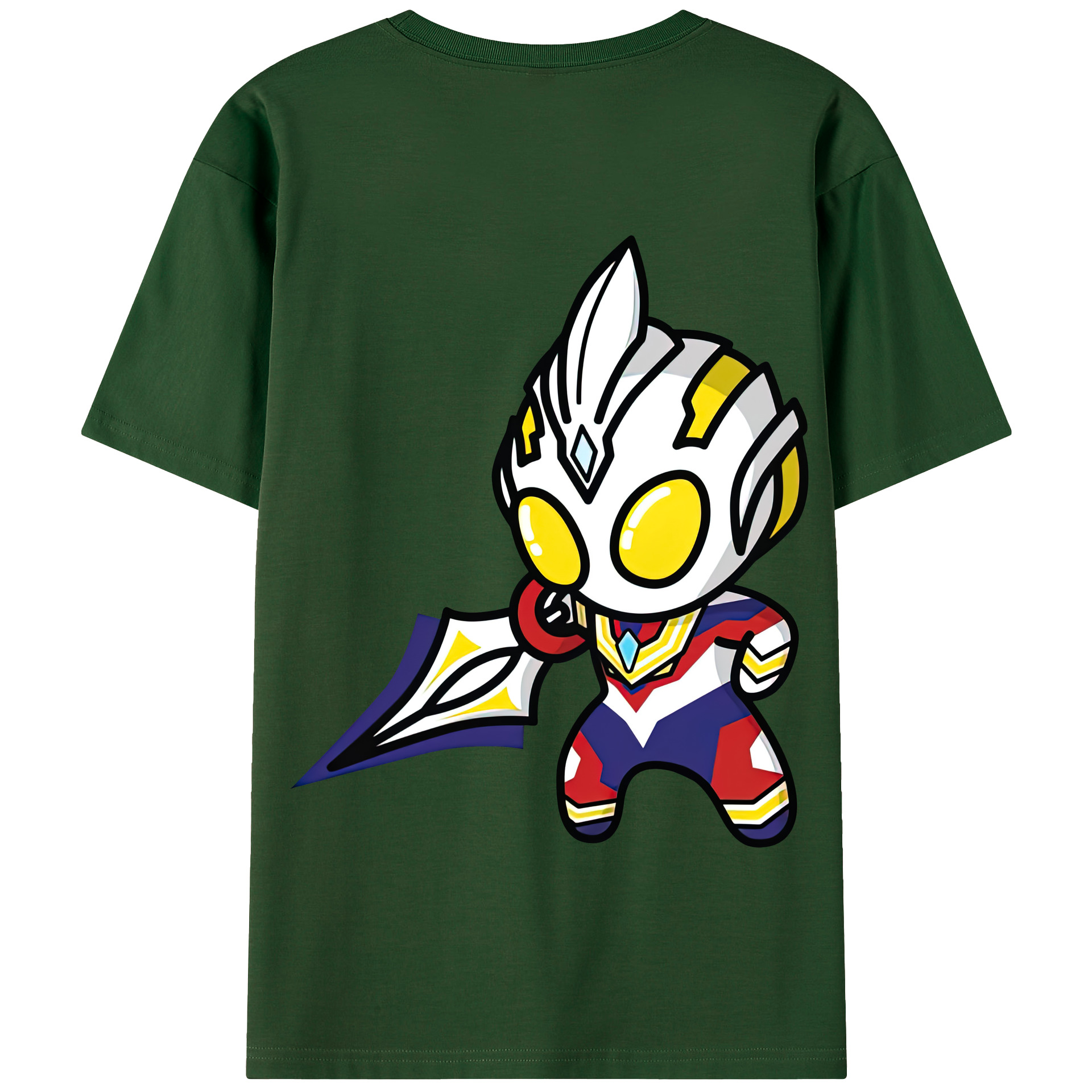 （画像用） ウルトラマン Ultraman 綿100％半袖Tシャツ（背面プリント）